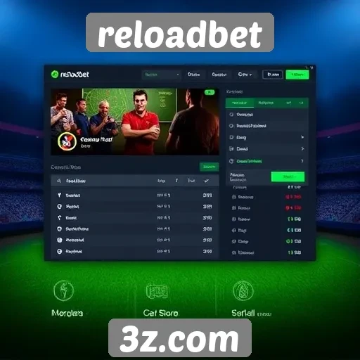 Interface do usuário do reloadbet e experiência de navegação